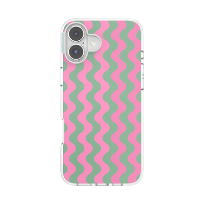 Wavy Flamingo — iPhone 16 Plus MagSafe Case